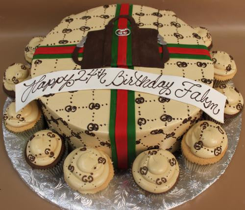 Gucci Birthday Cake - Happy Tiers Cake Designs