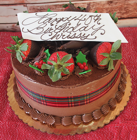 CH-006 Display Tiramisu with Christmas Decor CH-006 Display Tiramisu with Christmas Decor