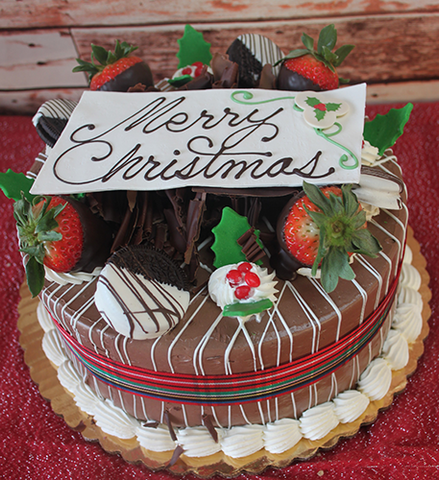 CH-004 Display Chocolate Cake with Oreo Mousse Christmas Decor CH-004 Display Chocolate Cake with Oreo Mousse Christmas Decor
