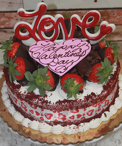 VC-000D Display Red Velvet with valentines decor VC-000D Display Red Velvet with valentines decor