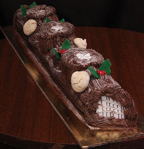 Yule Log Kit with Silicone Mould & Mat - Baroque Pattern - 25 x