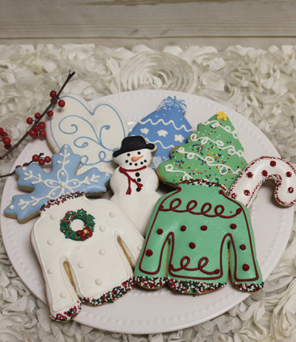 CE-100b Assorted chocolate dipped christmas cookies CE-100b Assorted chocolate dipped christmas cookies