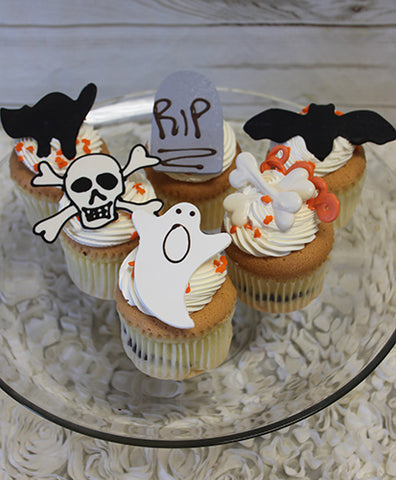 CC-051 Display Halloween Gold cupcake with chocolate filling CC-051 Display Halloween Gold cupcake with chocolate filling