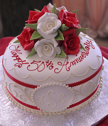 60th Diamond Anniversary Cake - Regency Cakes Online Shop