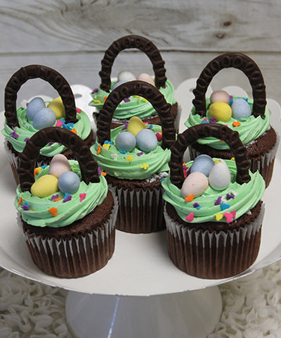EA-046 Chocolate cupcake with white filling