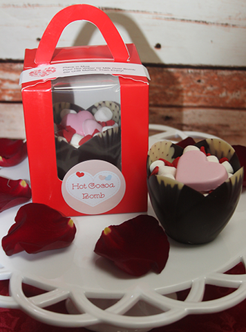 VC-017B  Individual boxed Hot Cocoa Tulip Bomb