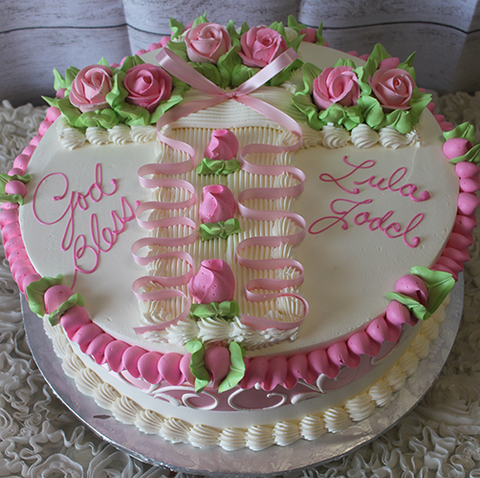 Medium Letter Cake (8+ Servings) – Lex&Roses Cakes
