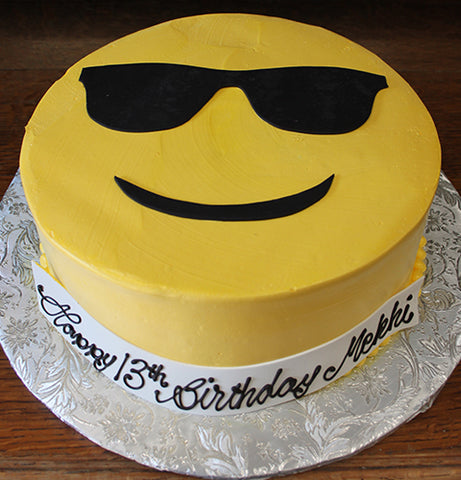 Buy/Send Cool Dad Emoji Cream Cake Chocolate Cake 1kg Online at Low Price -  GiftMyEmotions