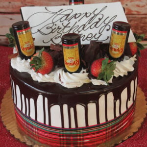 Marble Kahlua With Christmas Decor