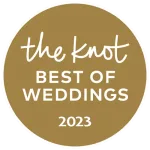 The Knot Best of Weddings 2023 award badge
