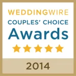 WeddingWire Couples’ Choice Awards 2014 badge