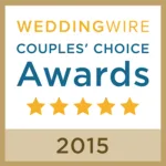 WeddingWire Couples’ Choice Awards 2015 badge