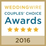 WeddingWire Couples’ Choice Awards 2016 badge