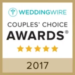 WeddingWire Couples’ Choice Awards 2017 badge