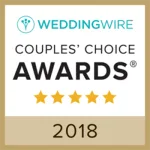 WeddingWire Couples’ Choice Awards 2018 badge