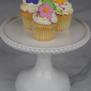 MINI gold cupcakes with chocolate filling