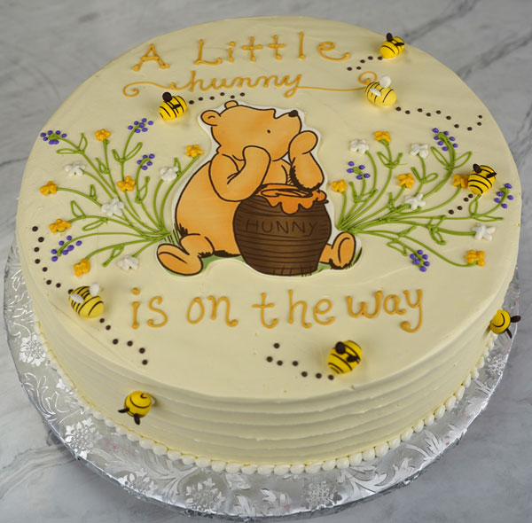 BB-074 Winnie the Pooh Wildflower Cake