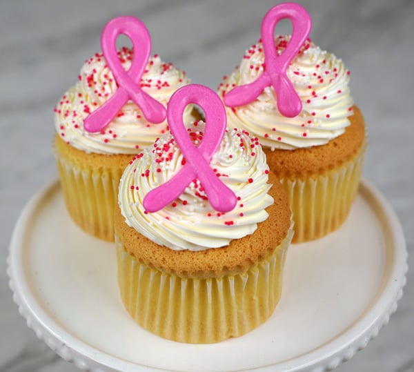 Vanilla Cupcake for Bakes for Breast