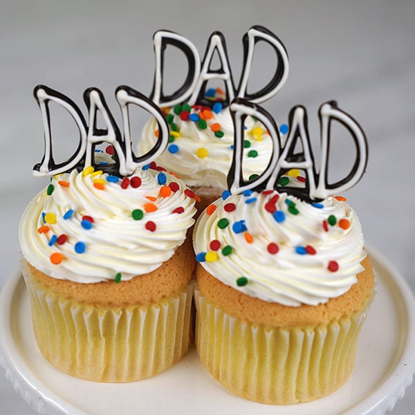 Dad cupcake